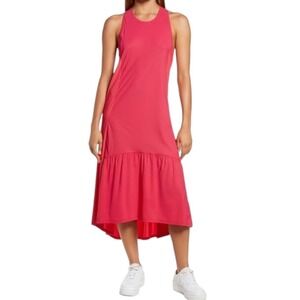 Sweaty‎ Betty Women's Racerback Midi Dress Athletic Activewear Pink